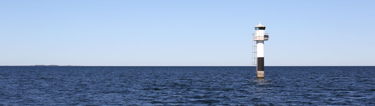 Lighthouse east of Gotland. Photo: Christina Wallnér